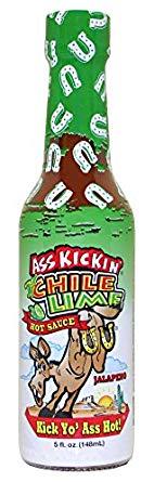 Ass Kickin Chile Lime Hot Sauce 148ml (5oz) - - Chile Mojo