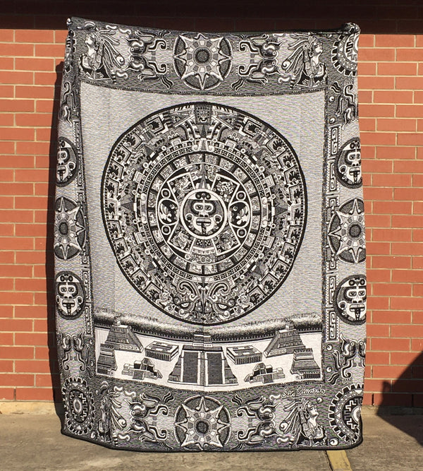 Aztec calendar blanket deals