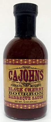 Cajohns BBQ Black Cherry Bourbon Sauce 474ml - Chile Mojo