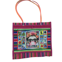 Mexican Mesh Market Bag with zipper - La Frida - Chile Mojo