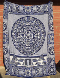 Blanket - Aztec Calendar 2.3m x 2m - Chile Mojo