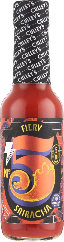 Culleys #5 Fiery Sriracha Hot Sauce 150ml - Chile Mojo