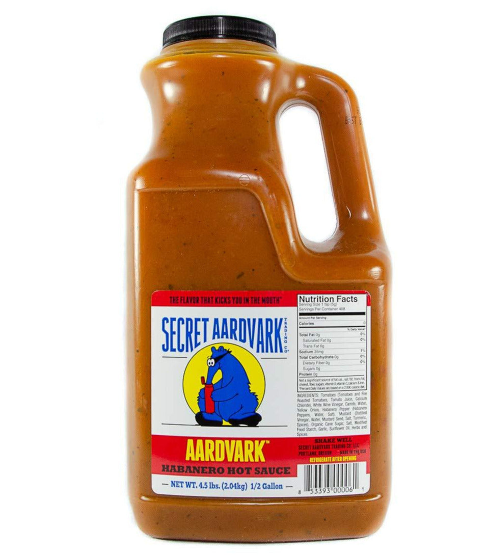Secret Aardvark Habanero Hot Sauce Half Gallon (1.9lt)