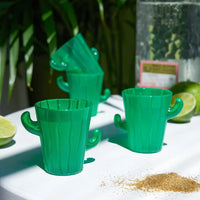 Plastic Cactus Shot Glasses - Chile Mojo