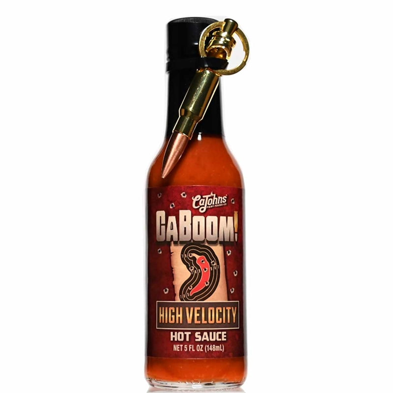 Caboom!! High Velocity Hot Sauce with bullet key chain 148ml (5oz)