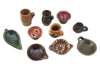 Mini Guanaclay Folk Art Altar Pottery Set - Chile Mojo
