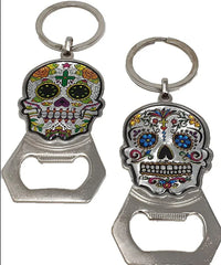 Sugar Skull Key Ring Bottle Opener - Chile Mojo