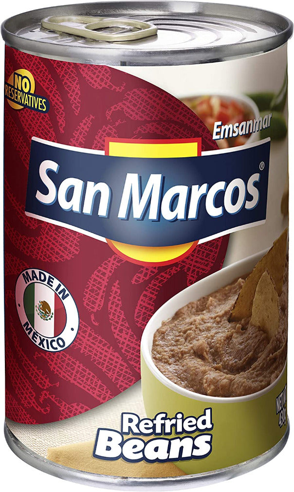 Beans San Marcos Pinto Refried 430gm