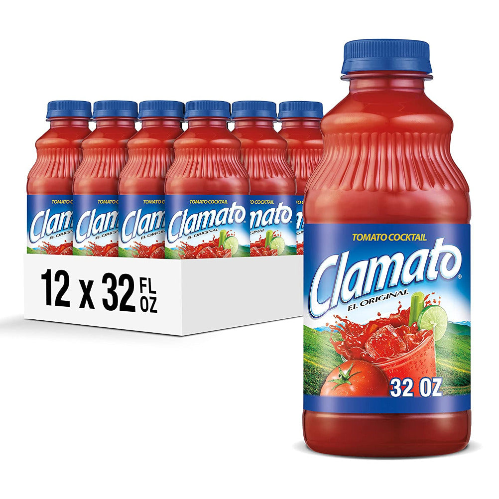 Clamato 946ml (32oz) - slab of 12