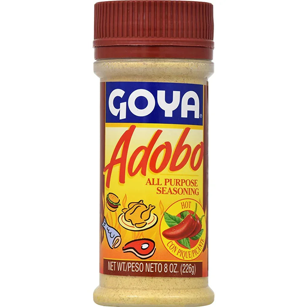 Goya Adobo All Purpose Seasoning - Hot 8oz (225gm) - Chile Mojo