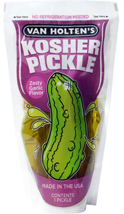 Van Holtens Pickle-in-a-Pouch - Zesty Garlic Kosher - Chile Mojo