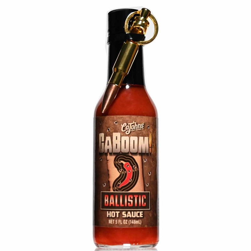 Caboom!! Ballistic Hot Sauce with bullet key chain 148ml (5oz)