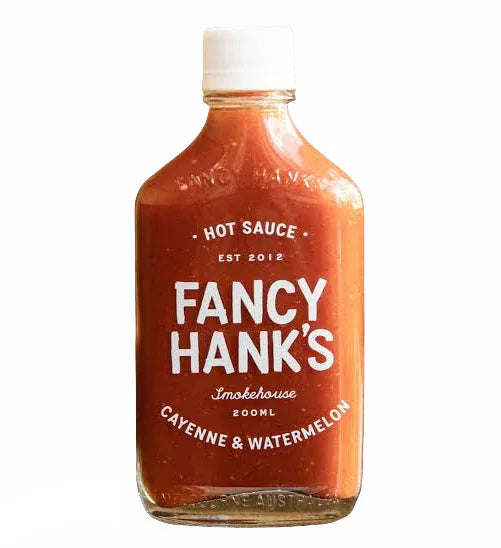 Fancy Hanks Cayenne Watermelon Hot Sauce 200ml - Chile Mojo