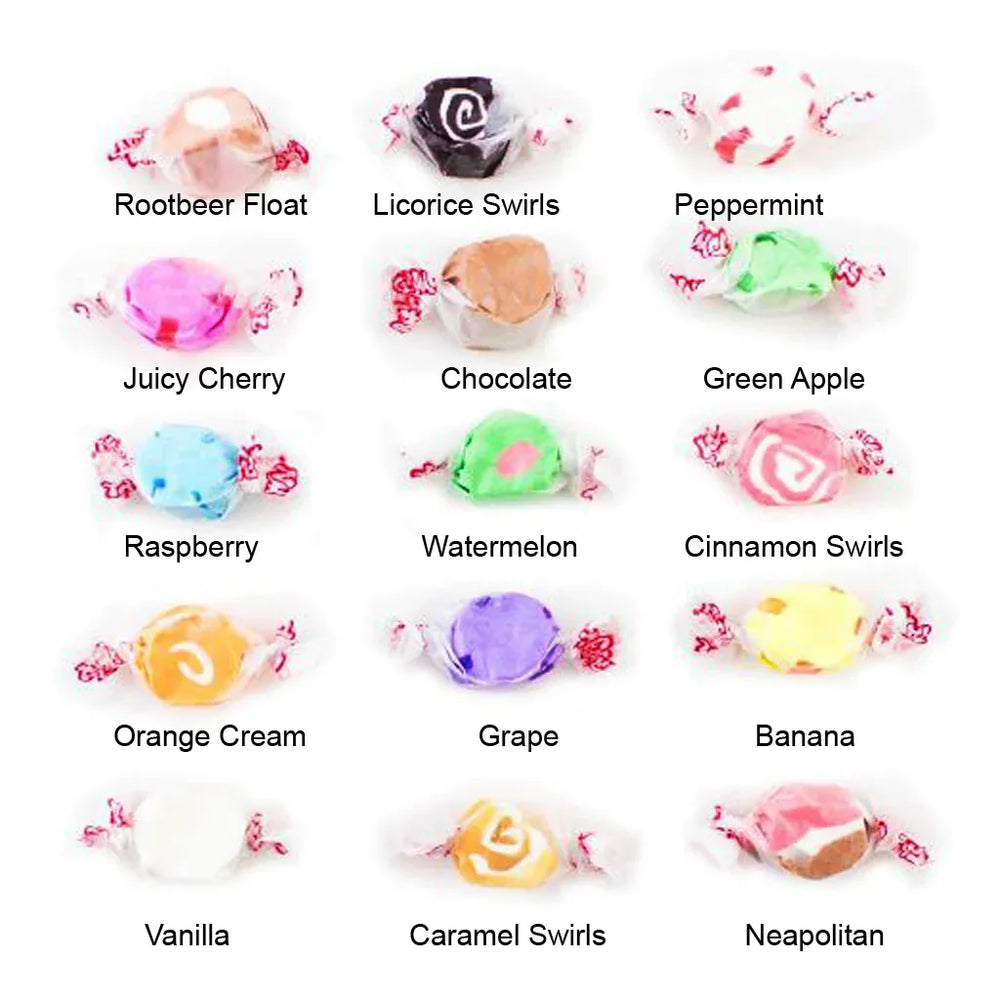 Salt Water Taffy - Assorted Flavor 10 pieces (70gm) - Chile Mojo