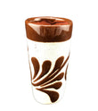 Mexican Ceramic Tequilero Shot Glass - Chile Mojo