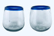 Handblown Mexican Tumbler Glass - Chile Mojo