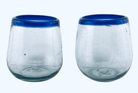 Handblown Mexican Tumbler Glass - Chile Mojo