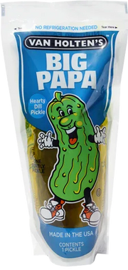 Van Holtens Pickle-in-a-Pouch - Big Papa Hearty Dill - Chile Mojo