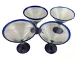 Mexican recycled glass - hand blown Martini Glass - Chile Mojo