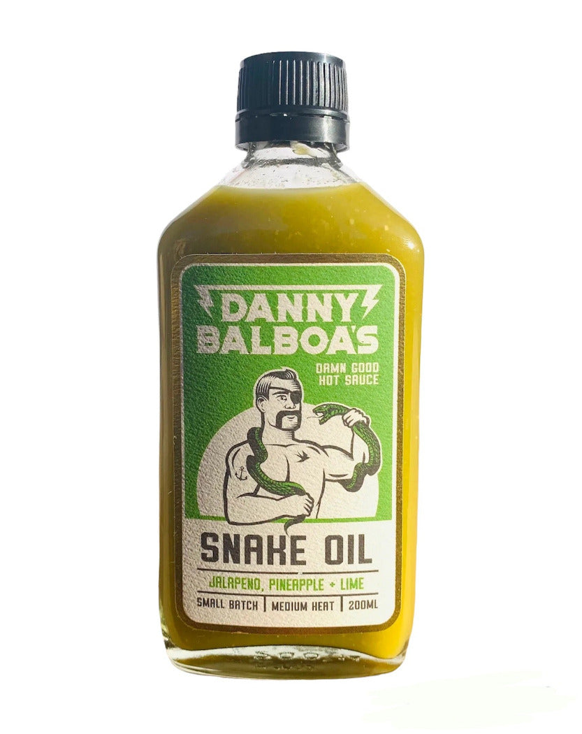 Danny Balboas Snake Oil Jalapeno Pineapple Sauce 200ml
