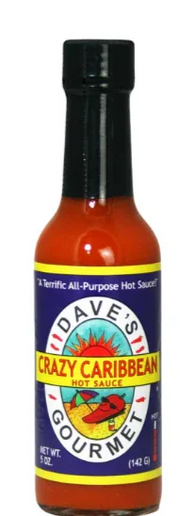Daves Crazy Caribbean Hot Sauce 148ml (5oz) - Chile Mojo