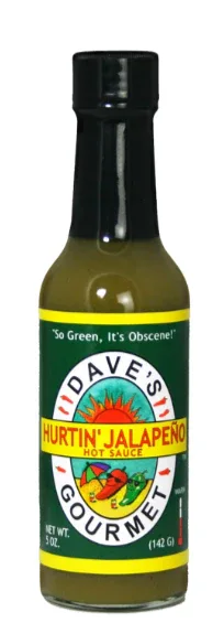 Daves Hurtin Jalapeno Hot Sauce 5oz (148ml) - Chile Mojo