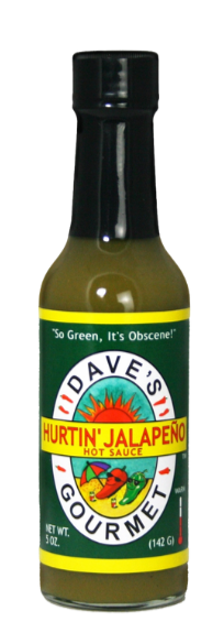 Daves Hurtin Jalapeno Hot Sauce 5oz (148ml)