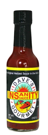 Daves Insanity Hot Sauce 148ml (5oz) - Chile Mojo
