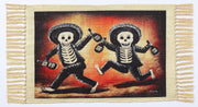 Day of the Dead Digital Print Placemat - Mariachis on the Run - Chile Mojo