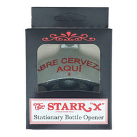 Starr X wall mounted bottle opener - Abre Cerveza Aqui - Chile Mojo