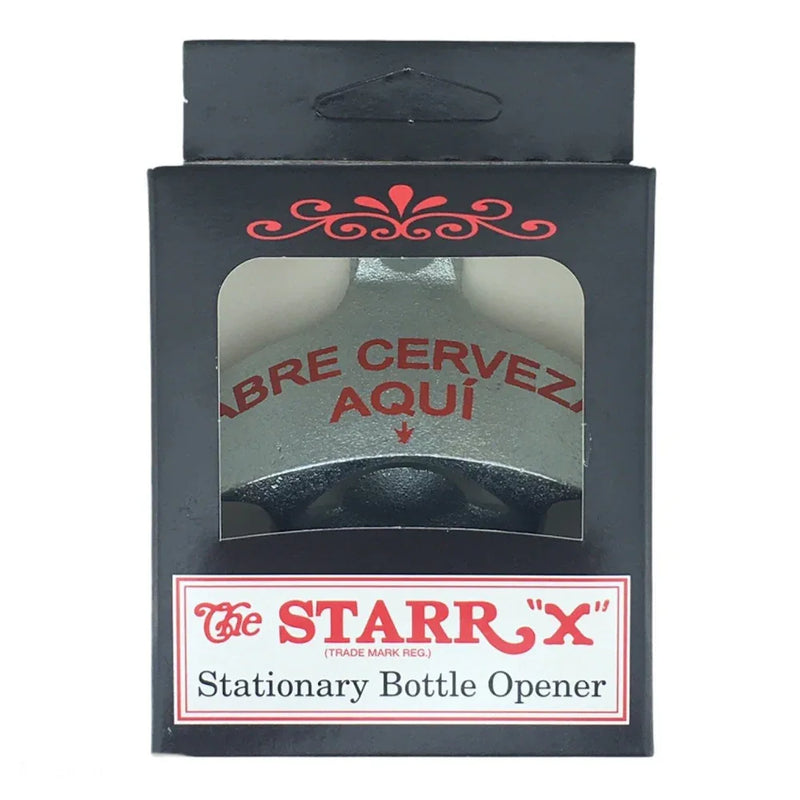 Starr X wall mounted bottle opener - Abre Cerveza Aqui - Chile Mojo