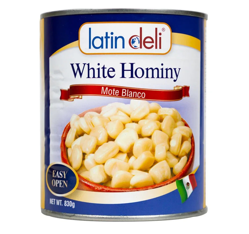 Latin Deli Hominy - Maiz Pozolero 830gm - Chile Mojo