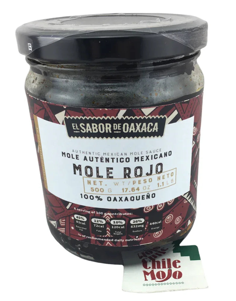 Sabor de Oaxaca Mole Rojo Red 500gm - Chile Mojo