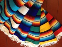 Fringed serape placemat - Chile Mojo