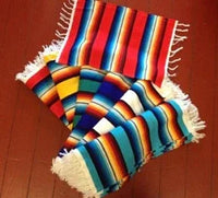 Fringed serape placemat - Chile Mojo