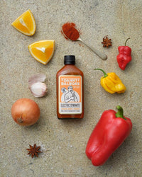 Danny Balboas Electric Dynamite Capsicum Orange and Habanero Sauce 200ml - Chile Mojo