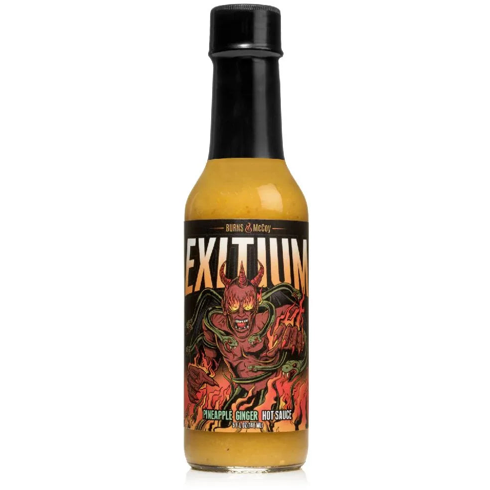 Burns and McCoy Exitium Pineapple Ginger Hot Sauce 148ml (5oz) - Chile Mojo