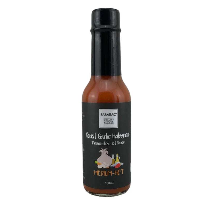 Sabarac Fermented Roast Garlic Habanero Hot Sauce 150ml - Chile Mojo