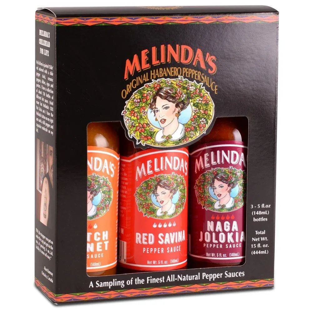 Melindas Gift Pack - 3 heat levels - Fiery - Chile Mojo