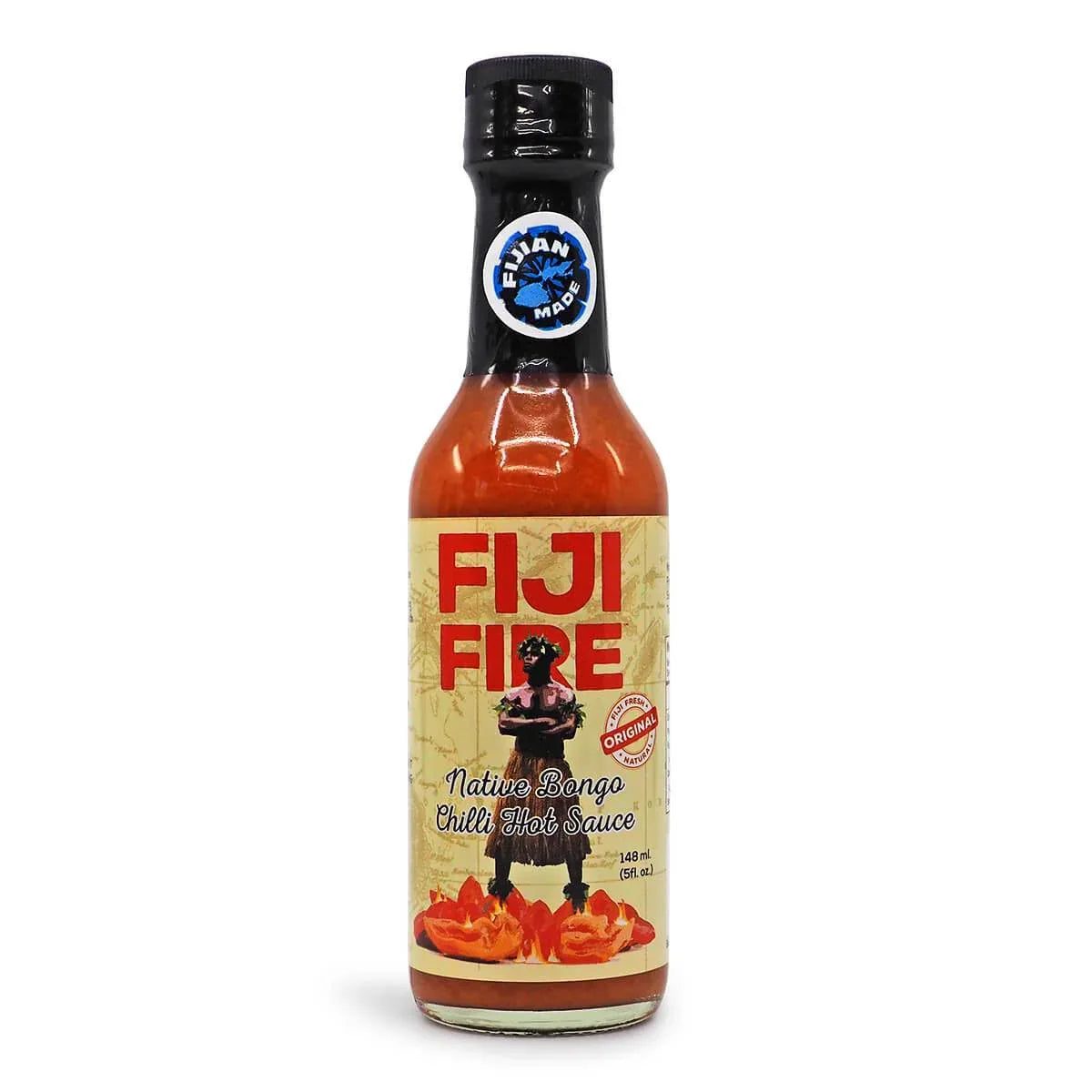 Fiji Fire Native Bongo Hot Sauce 148ml (5oz) - Chile Mojo