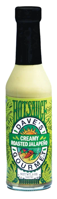 Daves Gourmet Creamy Roasted Jalapeno Sauce 227gm (8oz) - Chile Mojo