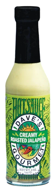 Daves Gourmet Creamy Roasted Jalapeno Sauce 227gm (8oz) - Chile Mojo