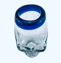 Handmade Mexican Calavera Skull Shot Glass - Chile Mojo