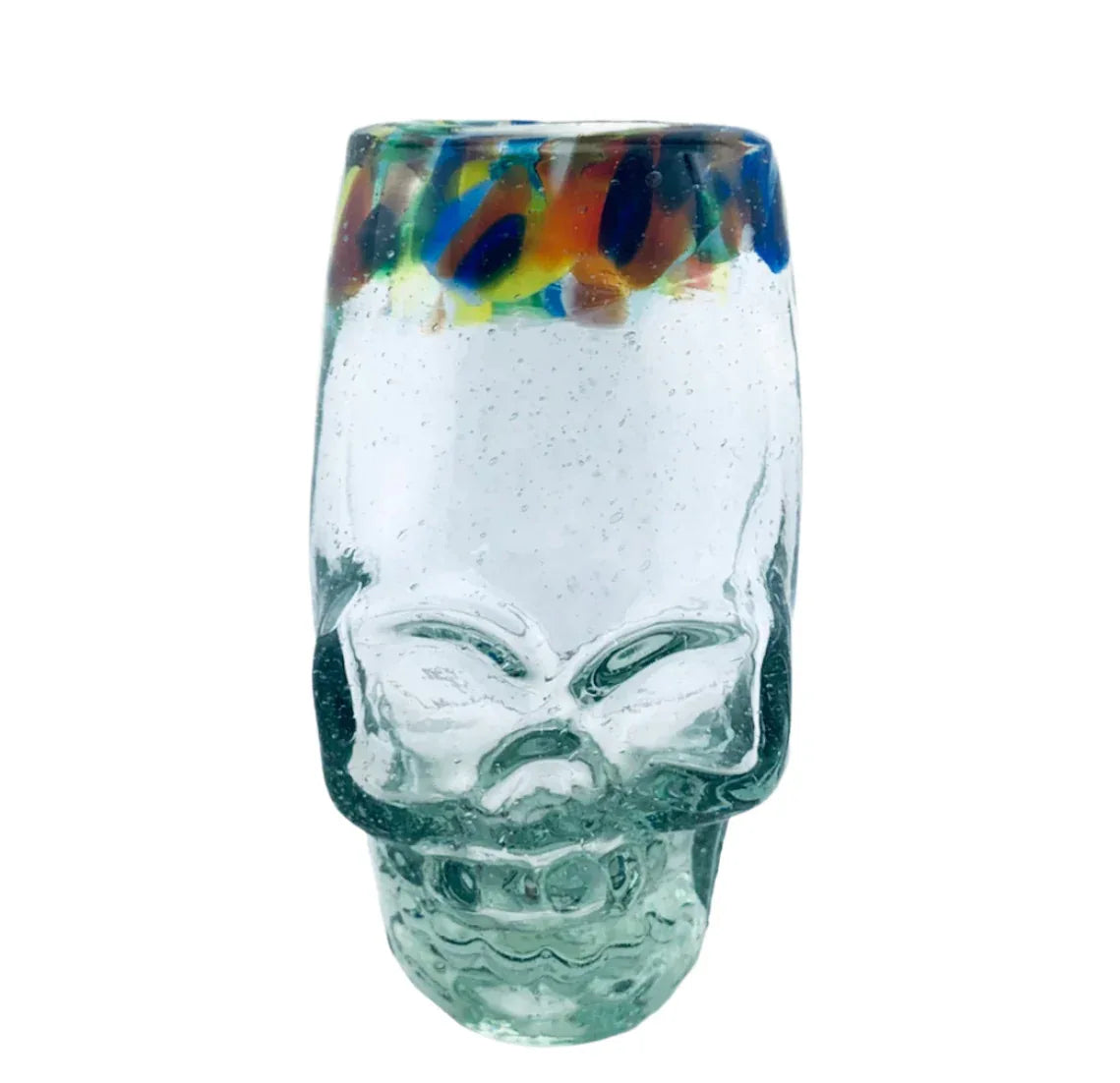 Handmade Mexican Calavera Skull Shot Glass - Chile Mojo