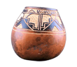 Yerba Mate Natural Gourd with Azteca design - Chile Mojo