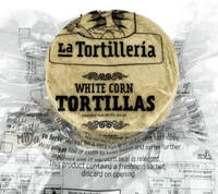La Tortilleria Corn Tortillas 11cm - 500gm - approx 34 - Chile Mojo