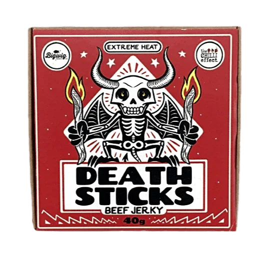The Chilli Effect - Extreme Heat Death Sticks Beef Jerky 40gm - Chile Mojo