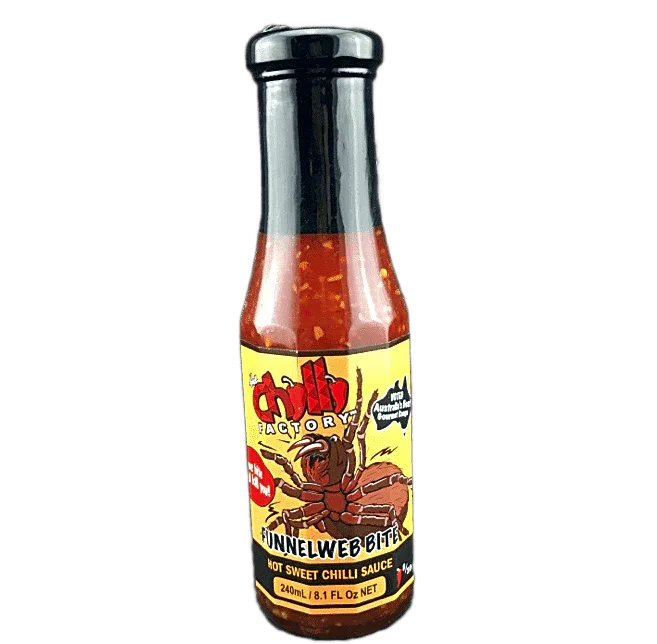 Chilli Factory Funnelweb Bite Hot Sweet Chilli Sauce 240ml - Chile Mojo