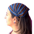 Handmade Serape-striped Head Band from Ecuador - Chile Mojo