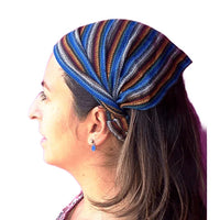 Handmade Serape-striped Head Band from Ecuador - Chile Mojo